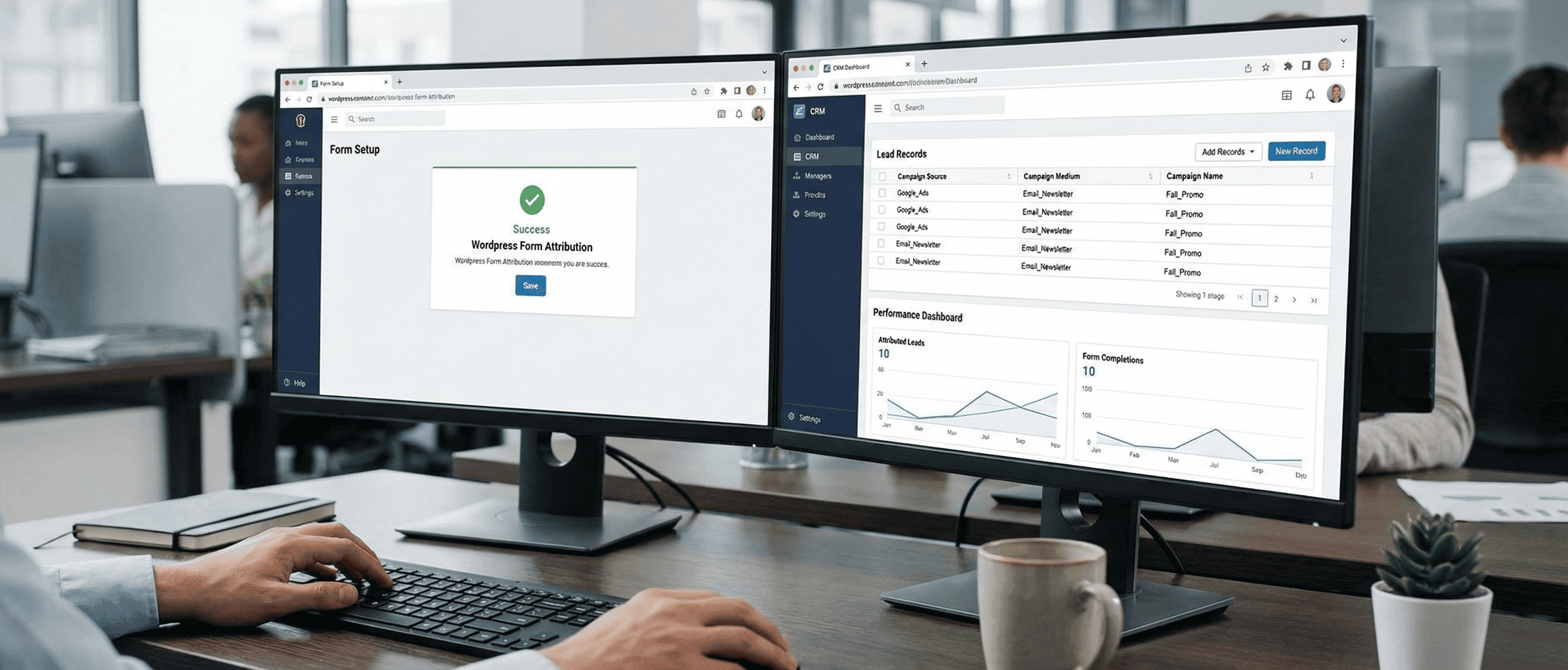 WPForms UTM capture and CRM mapping
